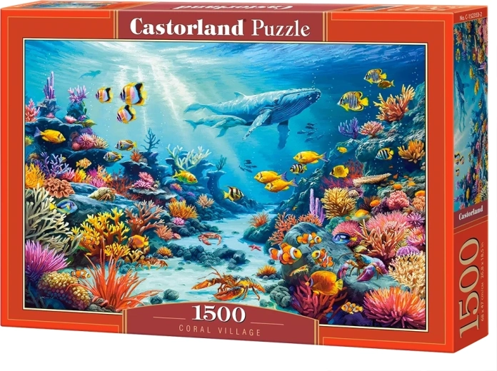 Παζλ Castorland Κοραλλένιο χωριό 1500 κομματιών