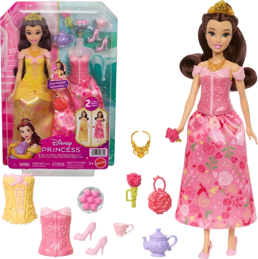Disney Πριγκίπισσα Η Πεντάμορφη και το Τέρας – Κούκλα Μπελ Ιστορίες 2 σε 1
