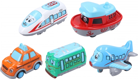 Μεταλλικό όχημα 6 εκ. με μηχανισμό pull-back