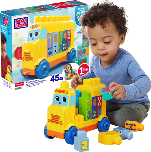 Mega Bloks λεωφορείο Χτίσε και μέτρα