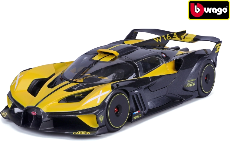 Μεταλλικό μοντέλο αυτοκινήτου BBURAGO 1:18 BUGATTI BOLIDE κίτρινο-μαύρο