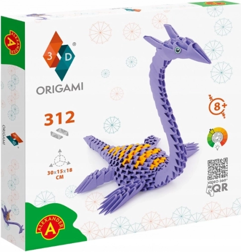 Alexander δημιουργικό σετ Origami 3D – πλειόσαυρος