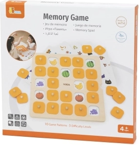 Viga μνημονικό παιχνίδι Montessori – μεγάλο, 10 εναλλάξιμες κάρτες