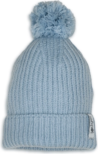 Πλεκτό σκουφάκι merino Lodger Blue Fogg 0–3 μηνών