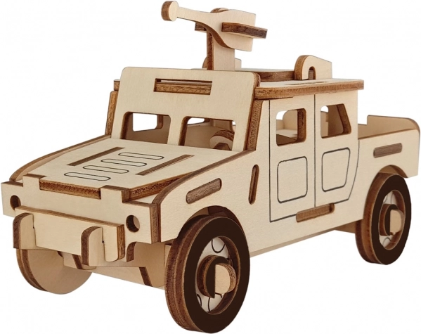 Woodcraft 3D παζλ ξύλινο στρατιωτικό όχημα