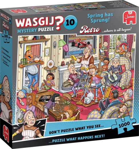 Jumbo Wasgij Retro Mystery 10: Η άνοιξη είναι εδώ! 1000 κομμάτια