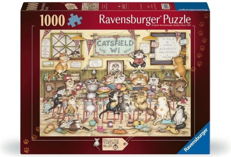 Ravensburger παζλ vintage αρ. 2: Κοκαλίδα 1000 κομμάτια