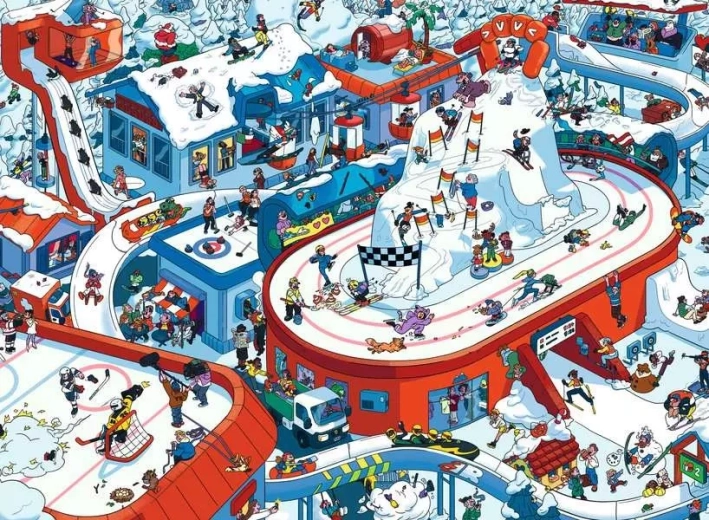Παζλ Ravensburger Χειμερινή Χώρα των Θαυμάτων XXL 200 κομμάτια