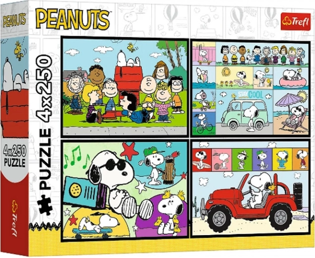 Παζλ Peanuts – Φιστικένια περιπέτεια 4×250 κομμάτια