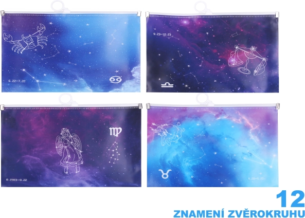 Θήκη με φερμουάρ A5 - Ζώδια