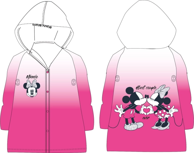 Παιδικό κοριτσίστικο αδιάβροχο Minnie Mouse (98–128 cm) - 1 τεμάχιο
