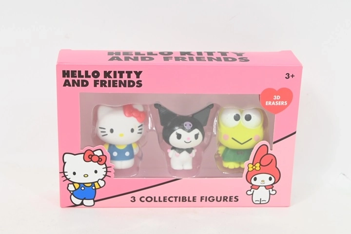 Hello Kitty and Friends 3D γόμες – σετ 3 τεμ.