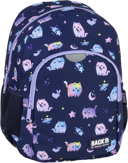 Παιδικό σακίδιο πλάτης BackUP Violet Kittens 12 l