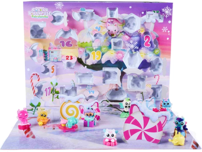 Gabby's Dollhouse Wróżkolandia adventní ημερολόγιο με φιγούρες και διακοσμητικά
