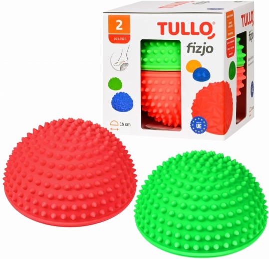 Tullo σετ δύο αισθητηριακών ημισφαιρίων ισορροπίας με εξογκώματα