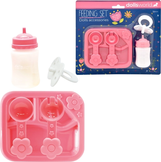 Dolls World σετ αξεσουάρ για κούκλες – τάισμα και φροντίδα