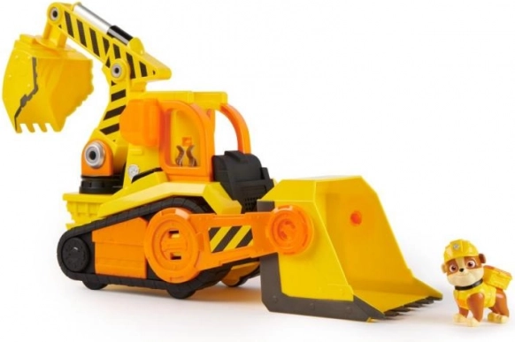 Bulldozer deluxe με φώτα και ήχους με φιγούρα – PAW PATROL RUBBLE ΚΑΙ Η ΠΑΡΕΑ ΤΟΥ