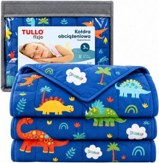 Αισθητηριακή βαρυτική κουβέρτα Tullo 3 kg μπλε