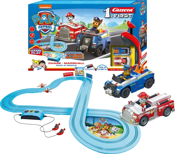Αυτοκινητόδρομος Carrera First Paw Patrol Race 'N' Rescue 3,5 m