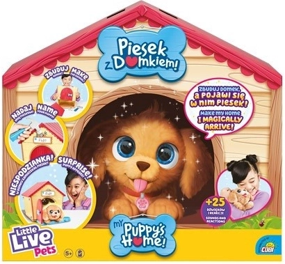 Διαδραστικό κουτάβι με σπιτάκι Little Live Pets
