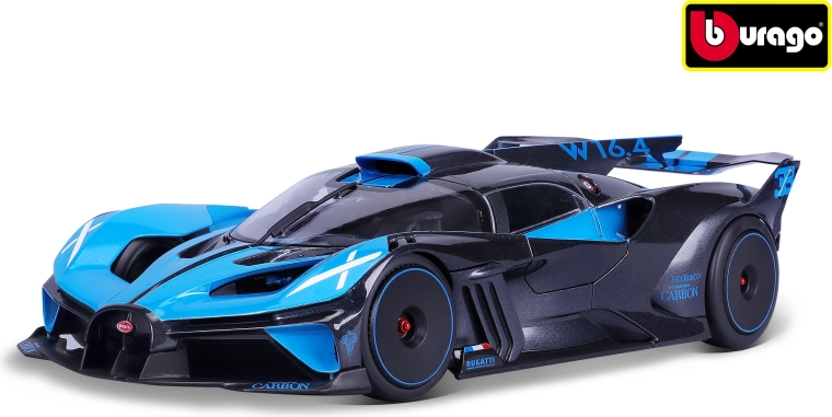 Μεταλλικό μοντέλο αυτοκινήτου 1:18 BUGATTI Bolide μπλε‑μαύρο