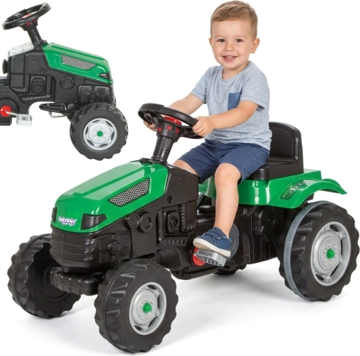 Ποδοκίνητο τρακτέρ Woopie Farmer GoTrac με αθόρυβους τροχούς