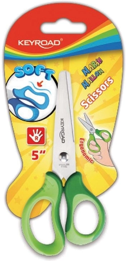 Παιδικά ψαλίδια Keyroad Soft 12,5 cm πράσινα