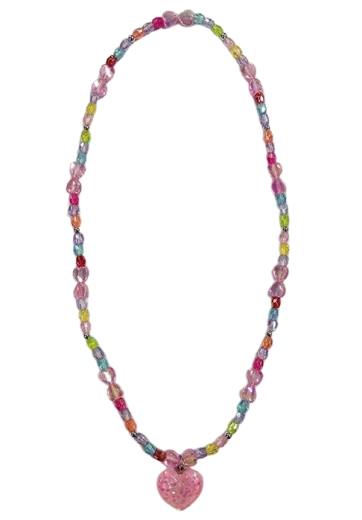 Παιδικό κολιέ με μενταγιόν καρδιά