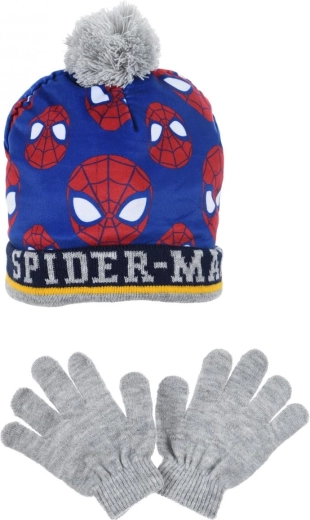 Παιδικός σκούφος και γάντια Spiderman