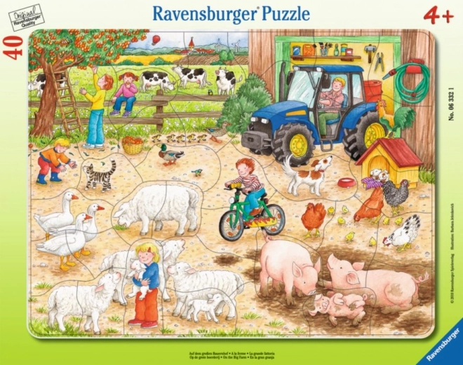 Ravensburger παζλ στο μεγάλο αγρόκτημα 40 κομμάτια