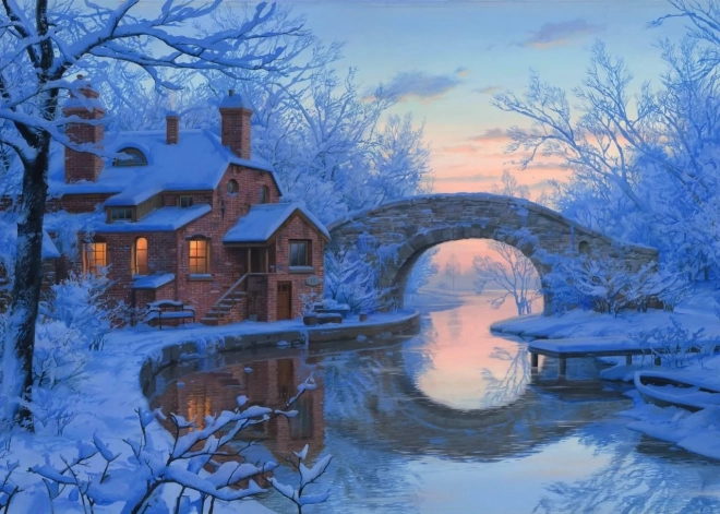 Art puzzle Χιονισμένο όνειρο – παζλ 1000 κομματιών