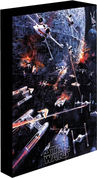 Φωτιζόμενος πίνακας LED 30x40 cm Star Wars