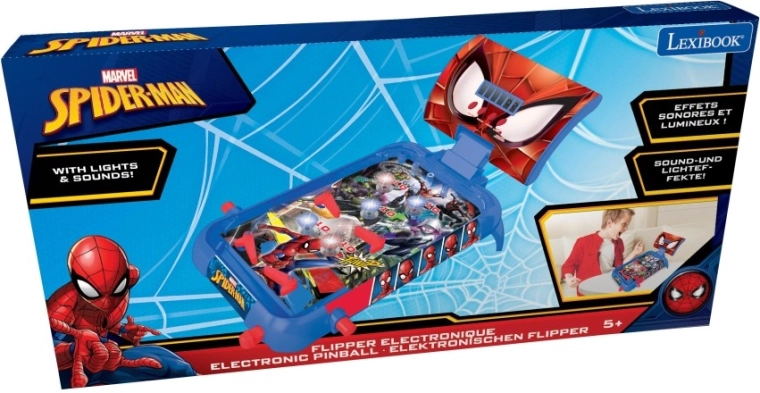 Ηλεκτρονικό επιτραπέζιο pinball SPIDER-MAN από τη Lexibook