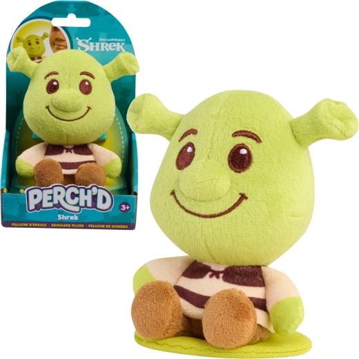 Λούτρινος Shrek στον ώμο Perch’d 10 cm