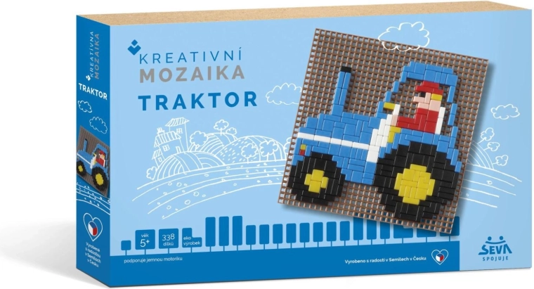 Δημιουργικό μωσαϊκό Τρακτέρ (338 κομμάτια)