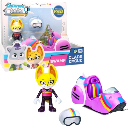 Φιγούρα The Creature Cases Kit Casey με μηχανή εκτός δρόμου για βάλτους