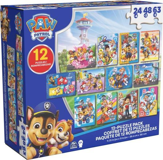 Παζλ PAW PATROL 12 σε 1 – μεγάλο σετ παιδικών παζλ