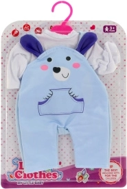 Ρούχα για κούκλα 36–46 εκ. – φορμάκι και μπλουζάκι