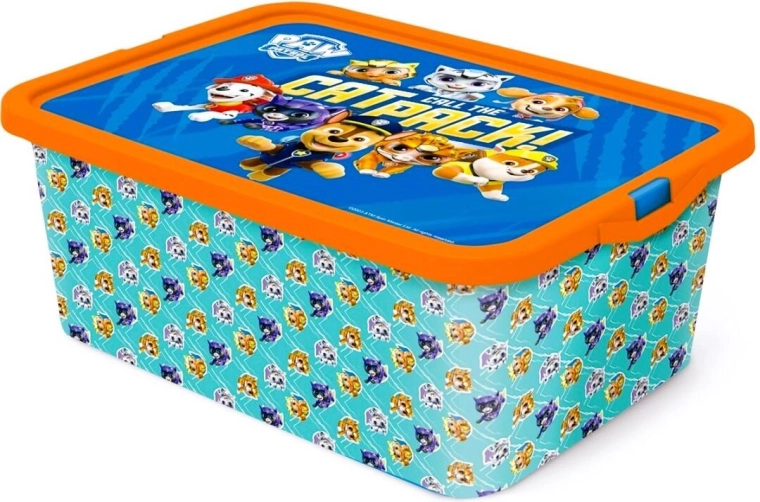 Κουτί αποθήκευσης με καπάκι κλιπ Paw Patrol