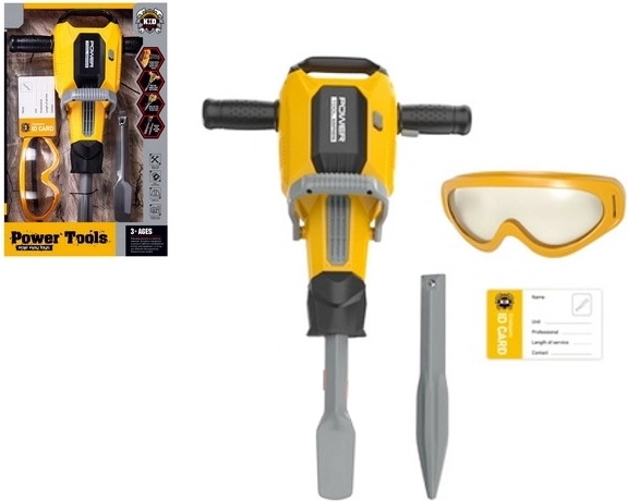 Παιδικό πνευματικό σφυρί Power Tools – κίτρινο