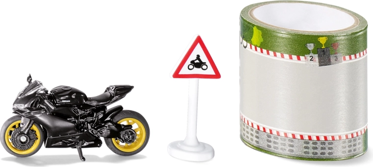 Siku Ducati Panigale 1299 με αυτοκόλλητη αγωνιστική πίστα