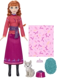Κούκλα Disney Frozen Άννα με λυκάκι