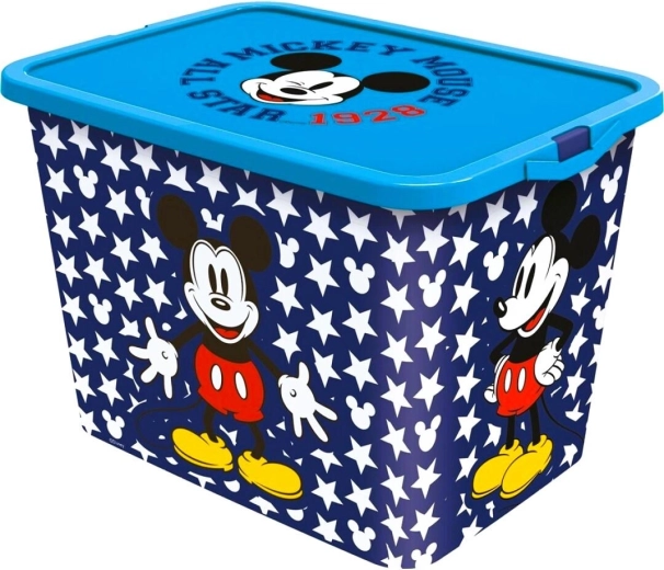 Κουτί αποθήκευσης με καπάκι με κλιπ Disney Mickey