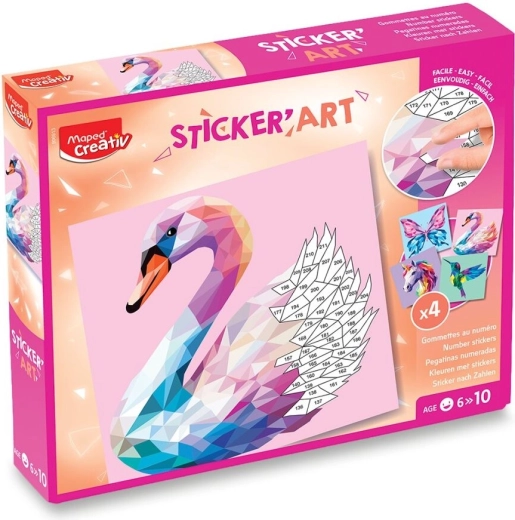 Maped δημιουργικό σετ Sticker' Art – κομψά πλάσματα