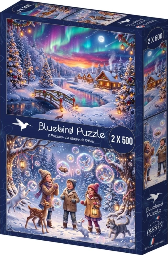 BLUEBIRD Παζλ Μαγεία του χειμώνα 2x500 κομμάτια