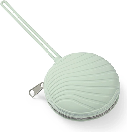 BabyOno σιλικονούχα θήκη για πιπίλα με φερμουάρ, μέντα 0m+
