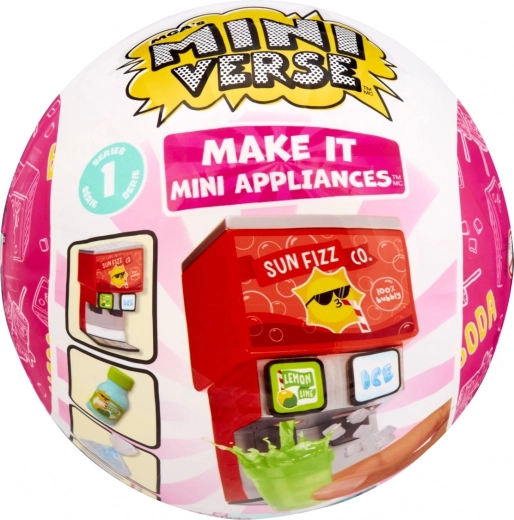 MGA’s Miniverse Make It Mini Appliances – μίνι αυτόματος πωλητής ανθρακούχων ποτών - 1 τεμάχιο