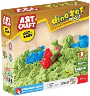 Art Craft κινητική άμμος δεινόσαυροι 500 g