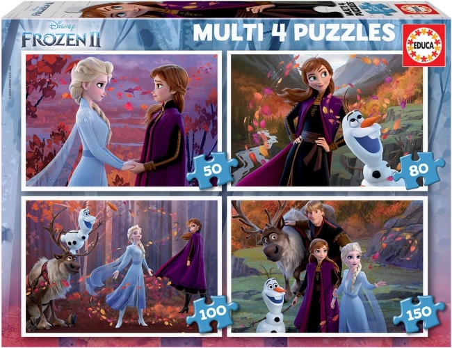 Educa Παζλ Frozen 2, 4 σε 1