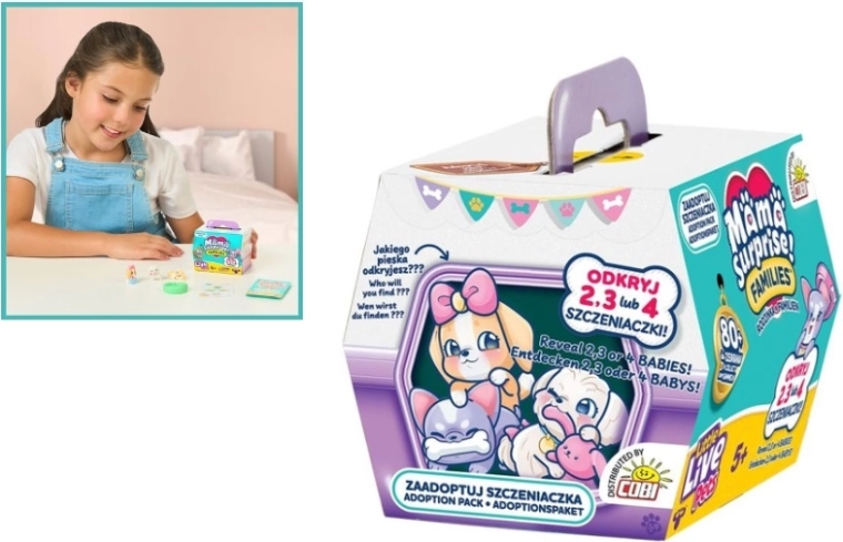 COBI Little Live Pets Οικογένειες υιοθετούν κουτάβια - 1 τεμάχιο